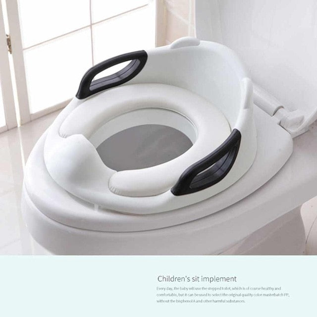 Folding Baby Potty Training Seat with Adjustable Ladder