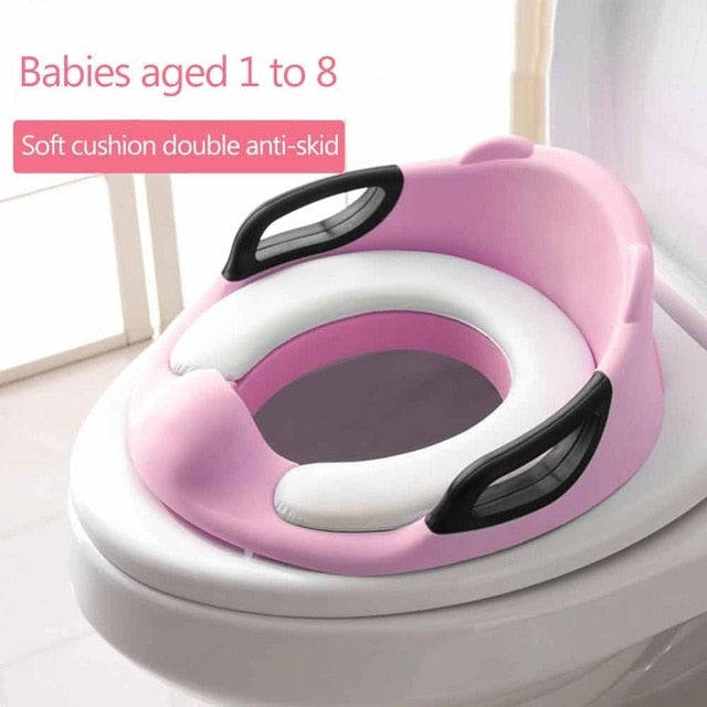 Folding Baby Potty Training Seat with Adjustable Ladder