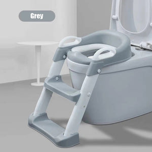 Folding Baby Potty Training Seat with Adjustable Ladder