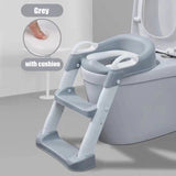 Folding Baby Potty Training Seat with Adjustable Ladder