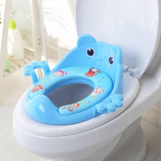 Folding Baby Potty Training Seat with Adjustable Ladder