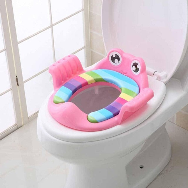 Folding Baby Potty Training Seat with Adjustable Ladder