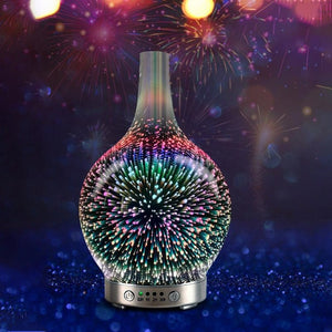 3D Firework Glass Vase Shape Aroma diffuser