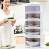 Stackable Food Dome - Multi-Layer Transparent Stackable Food Insulation Cover