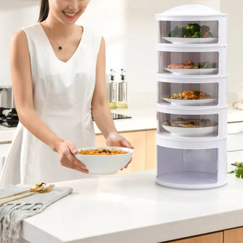 Stackable Food Dome - Multi-Layer Transparent Stackable Food Insulation Cover