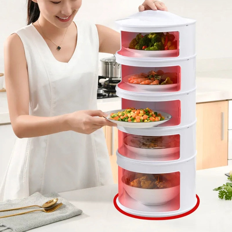 Stackable Food Dome - Multi-Layer Transparent Stackable Food Insulation Cover