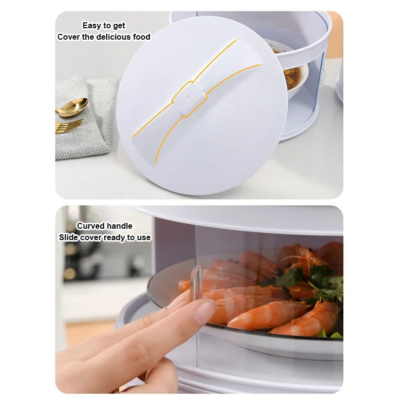 Stackable Food Dome - Multi-Layer Transparent Stackable Food Insulation Cover