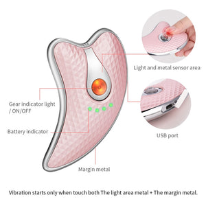 Guasha Scraping Facial Massager LED Light