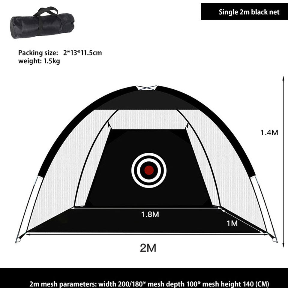 Indoor/Outdoor 2M Golf Practice Net Tent