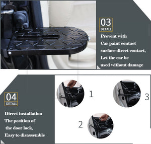 Multifunction Foldable Car Rack Step