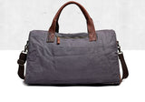 WaterProof Waxed Canvas Leather Men Travel Bag