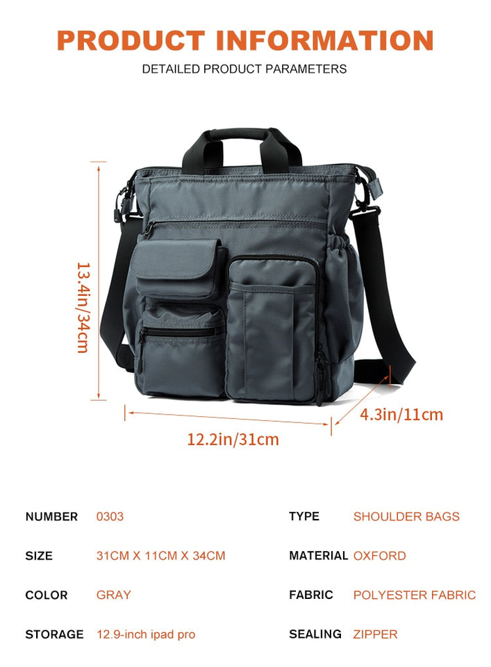 Multifunctional Fashion Shoulder Messenger Bag