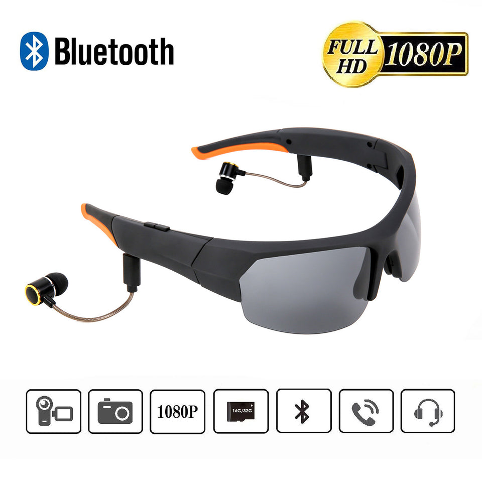 Mini Sunglasses Camera with Bluetooth