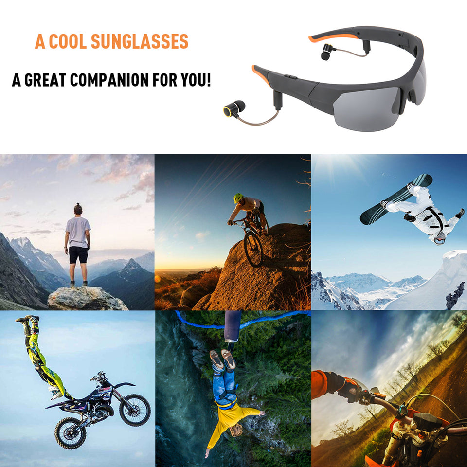 Mini Sunglasses Camera with Bluetooth