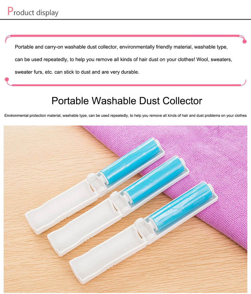 Mini Washable Lint Remover Roller