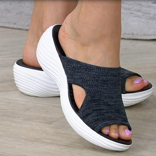 Stretch Orthotic Slide Sandals