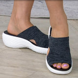 Stretch Orthotic Slide Sandals