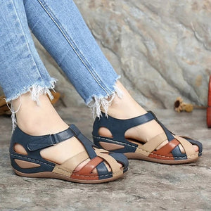 Retro Round Toe Sandals