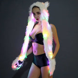 LED Faux Fur Hat