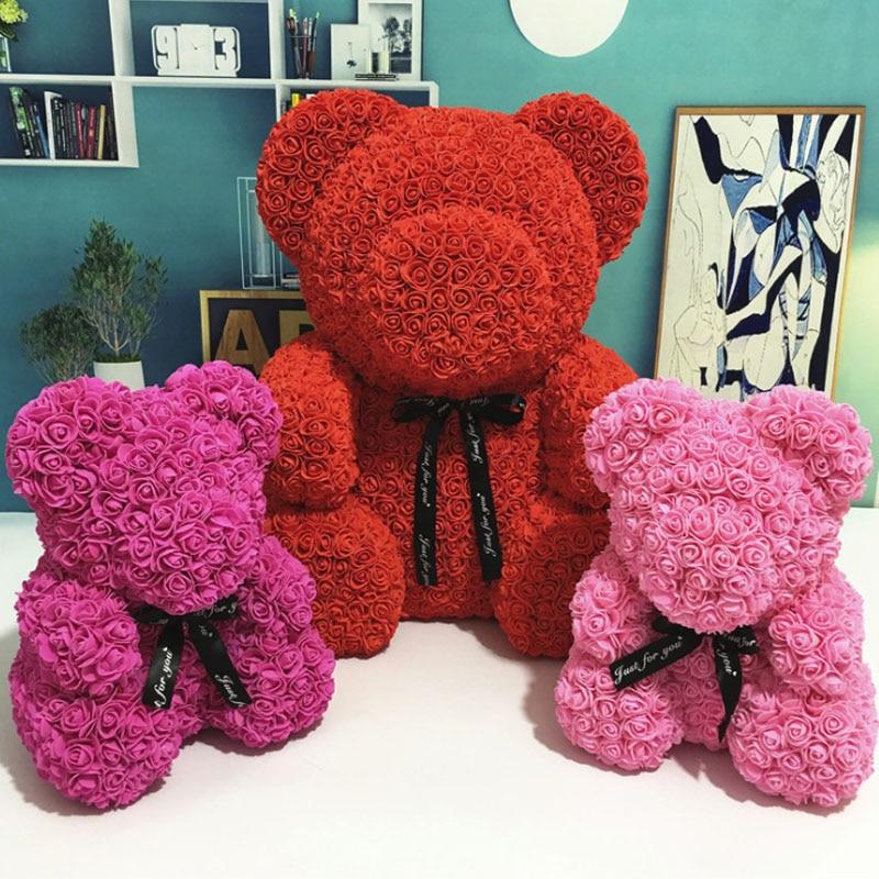 Handmade Luxury Rose Bear Gift