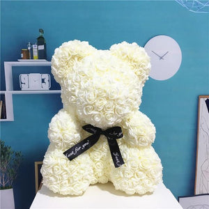 Handmade Luxury Rose Bear Gift