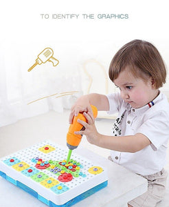 Toys Kids Electric Drill Set Educational